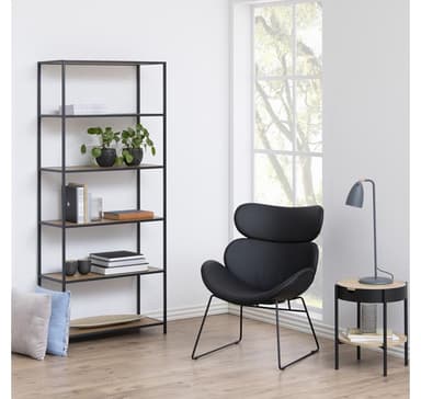 Hylla SEAFORD 77x35xH185cm, vild ek