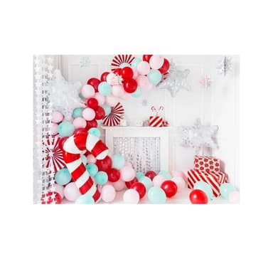 Form Candy cane röd