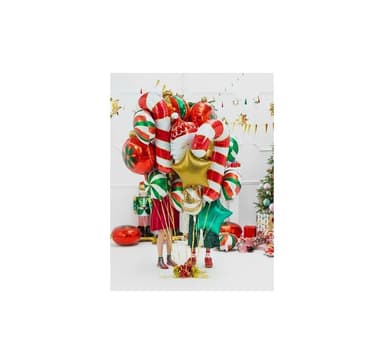 Form Candy cane röd