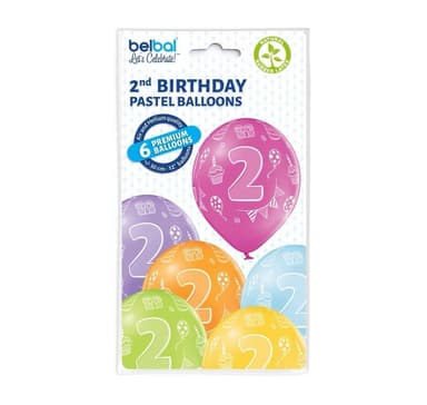 Latexset '2nd Birthday' (6 st)