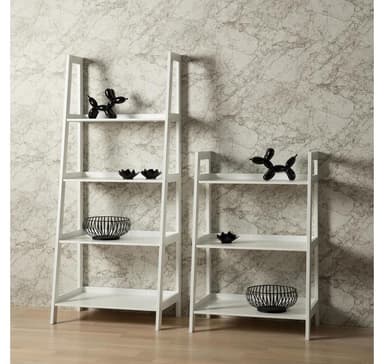 Hylla WALLY 63x40xH130cm, vit