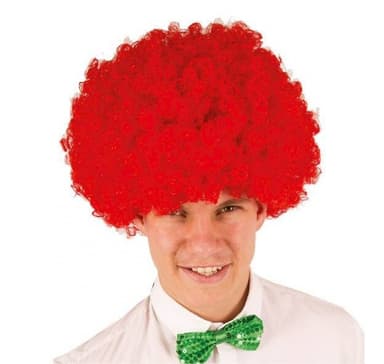 Clownperuk röd