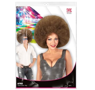 Peruk Afro stor