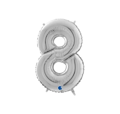 Nummer ""8"" Silver