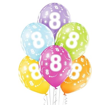 Latexset '8th Birthday' (6 st)