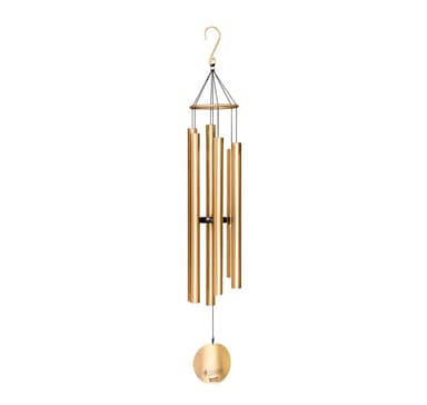 Vindklocka NATURENS MELODY H116cm, guld