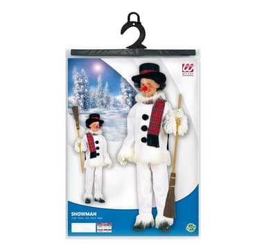 Kostym snögubbe (128 cm)