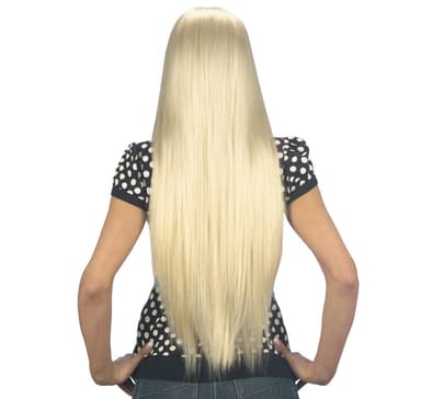 Peruk blond Extra lång 75cm