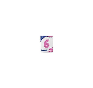 Nummer ""6"" magenta