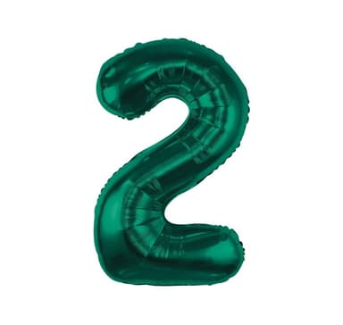 Nummer ""2"" Grön