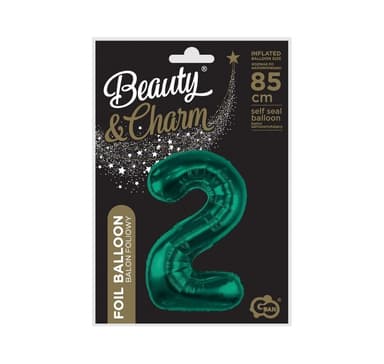 Nummer ""2"" Grön