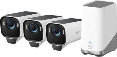 Eufy eufyCam S3 Pro 4K säkerhetskamera (3-pack)