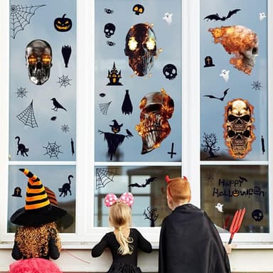 Smidiga väggdekorationer med halloweenmotiv, 30x20