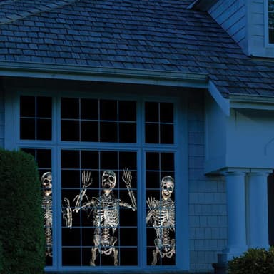 Fönsterprojektor med jul och halloween motiv