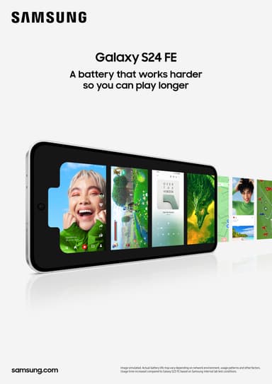 Samsung Galaxy S24 FE 5G smartphone 8/256GB (gul)