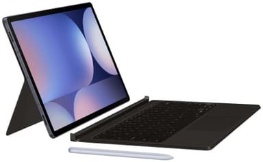 Samsung Galaxy Tab S10+/S9+/S9 FE+ tangentbordsfodral (svart) Elgiganten