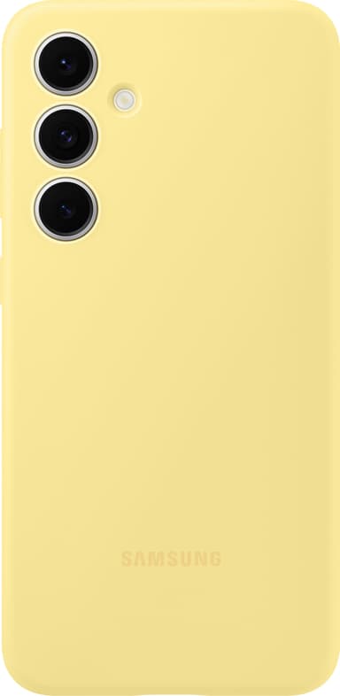 Samsung Galaxy S24 FE silikonfodral (gul)