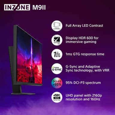 Sony Inzone M9II  27" 4K IPS bildskärm gaming