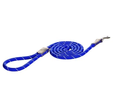 Gångkoppel Rogz Rope Medium 9mm 1,8m, blå reflektor