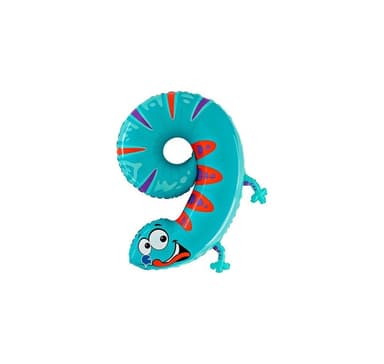 Nummer '9' Gecko