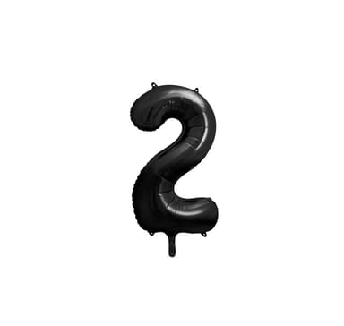 Nummer ""2"" Svart