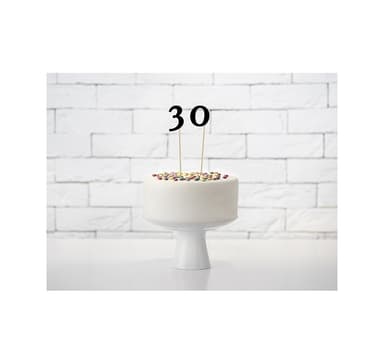 Tårtdekoration 'Nummer' 24-26cm