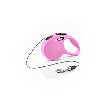 Walking koppel New Classic sladd 3m XS rosa, Flexi