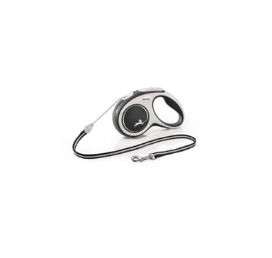 Walking koppel New Comfort S cord 5m svart, Flexi