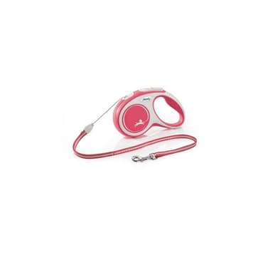 Walking koppel New Comfort S cord 5m röd, Flexi