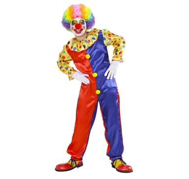 Barndräkt Clown 158cm