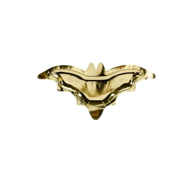 Tallrik 37,5x18,5cm Fladdermus guld, 6 st
