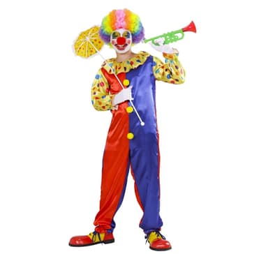 Barndräkt Clown 158cm