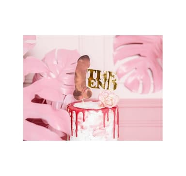 Tårtdekoration 'Same penis forever' 14*20cm