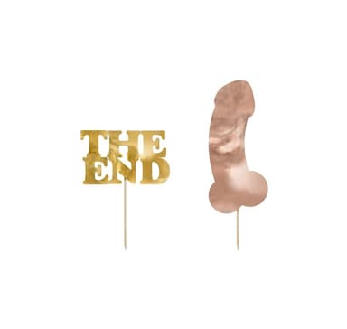 Tårtdekoration 'Same penis forever' 14*20cm