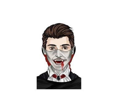 Pipe scarf Vampire
