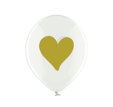 Latexset 'Gold Hearts' (6 st)