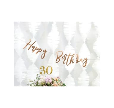 Banner Grattis på födelsedagen 16,5*62cm