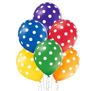 Latexset 'Polka Dots ass' (6 st)