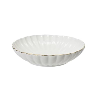 Tallrik SHELL D20xH4,5cm, porslin