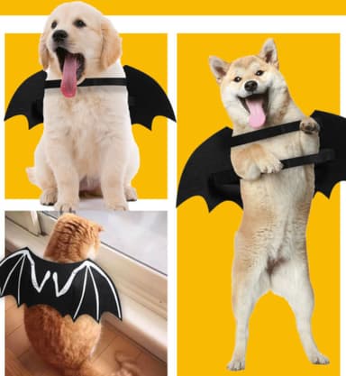 Halloween Maskeraddräkt Batman för hund/katt (storlek L)
