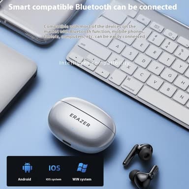 LENOVO Erazer XT88Pro In-Ear Wireless Earbuds Bluetooth hörlurar - Svart