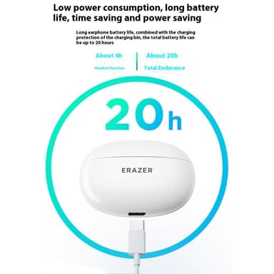 LENOVO Erazer XT88Pro In-Ear Wireless Earbuds Bluetooth hörlurar - Svart