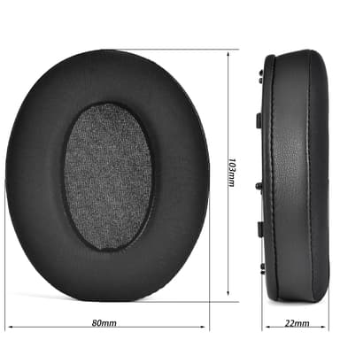 Öronkuddar till Sony WH-1000XM3 - Black Ice Cooling