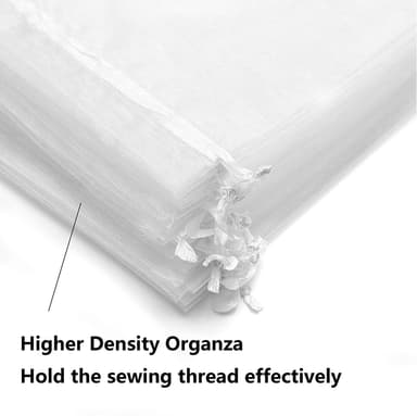 Organzapåsar 7x9 cm 50-pack Vit