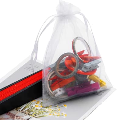 Organzapåsar 7x9 cm 50-pack Vit