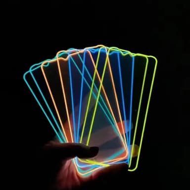 Lysande skärmskydd Blå iPhone 14 Pro Max