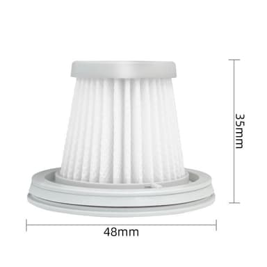Filter för Xiaomi Mijia handhållen bildammsugare Grå
