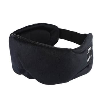 Sovhörlurar - Sovmask med hörlurar Bluetooth 5.0 Svart