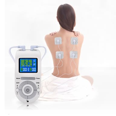 TENS EMS Massageapparat muskelstimulator för smärtlindring 12 lägen 20