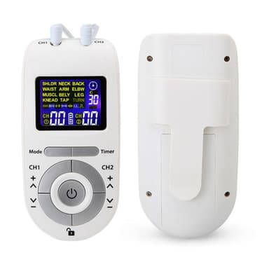 TENS EMS Massageapparat muskelstimulator för smärtlindring 12 lägen 20